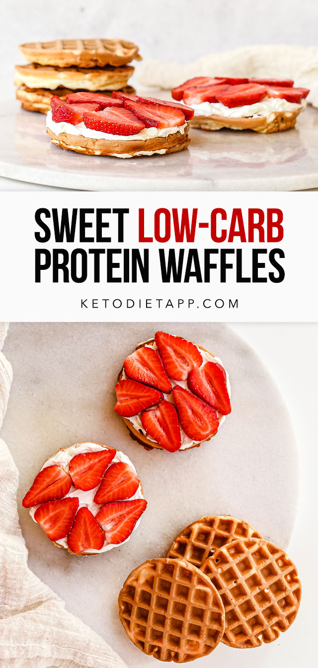 Sweet Keto Protein Waffles