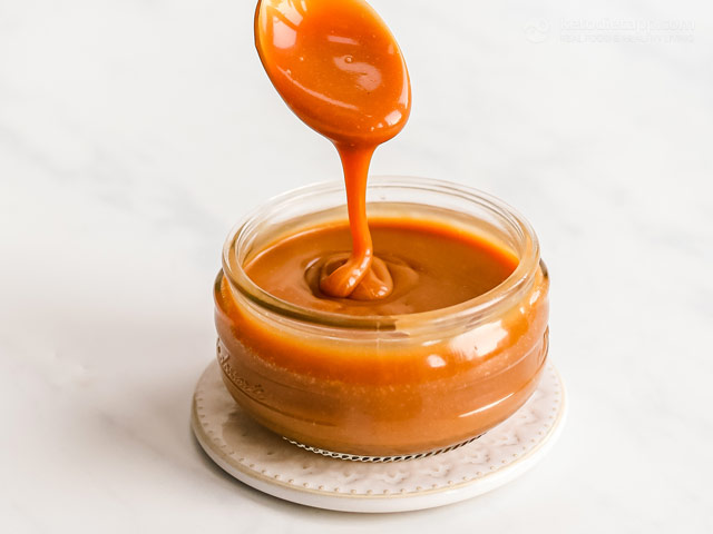 Smooth & Silky Keto Caramel Sauce